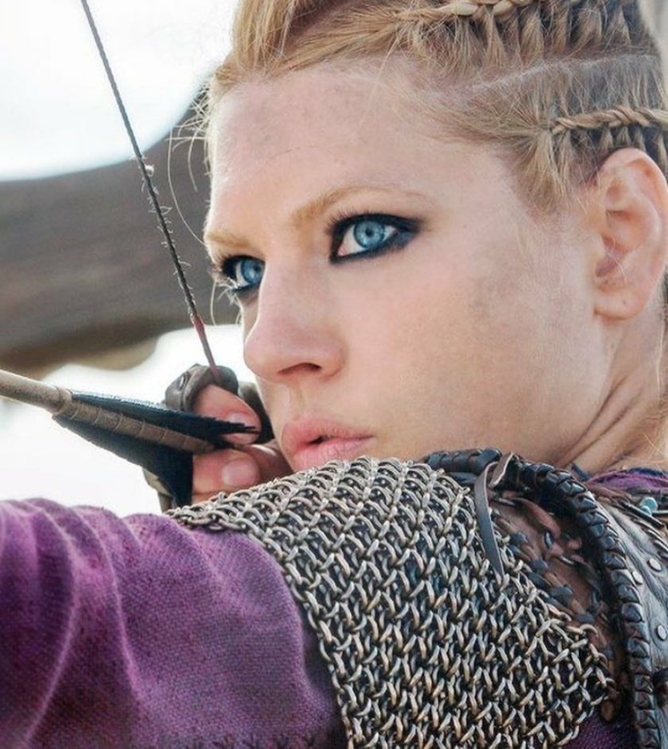 Сериал Викинги Лагерта макияж