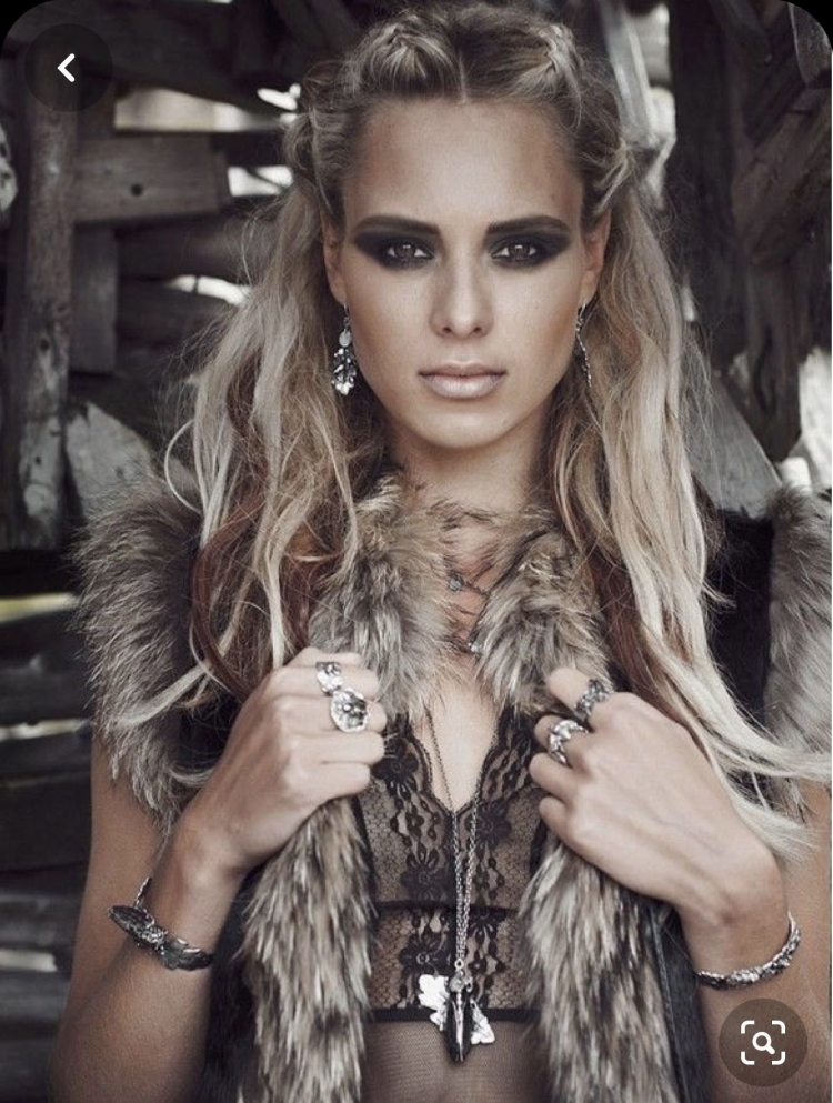 Макияж в стиле викингов