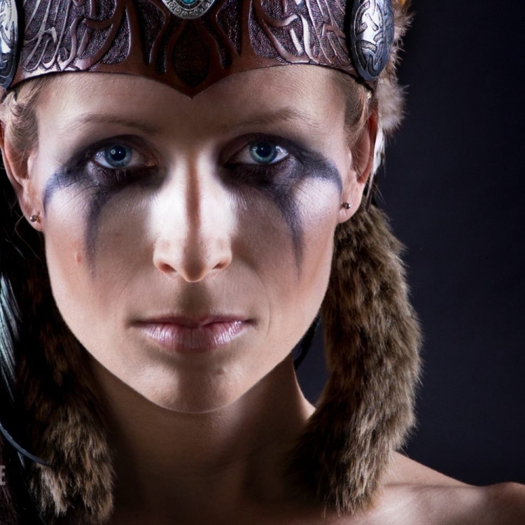 Макияж викингов женские