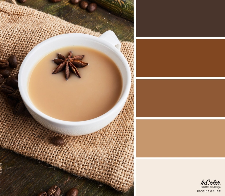 Коричневая палитра