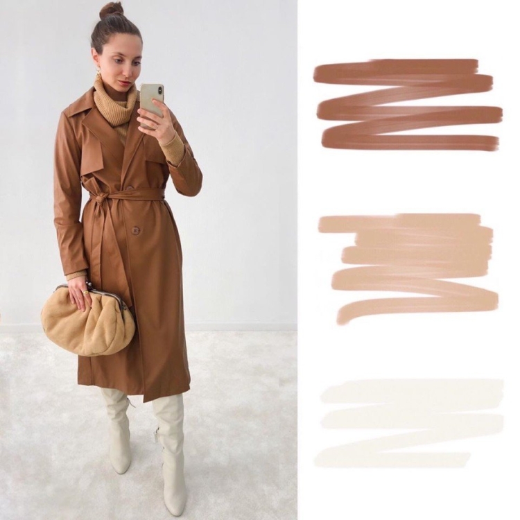 Карамельный цвет в одежде