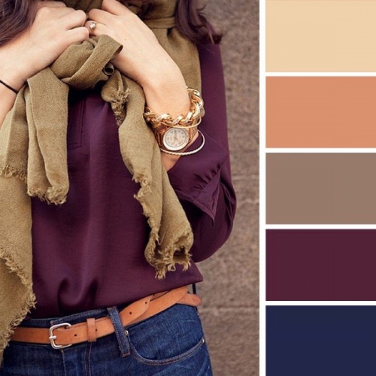 Сочетание цветов в тлпжде