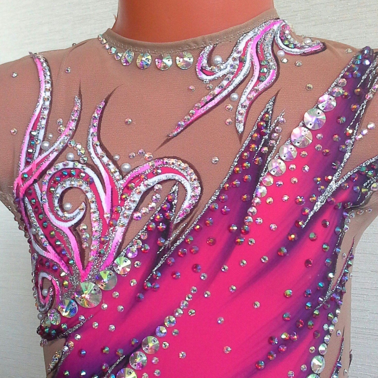 Стразы на купальник для художественной гимнастики