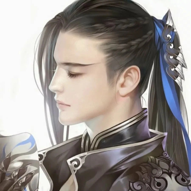 Китайские прически мужские с длинными волосами