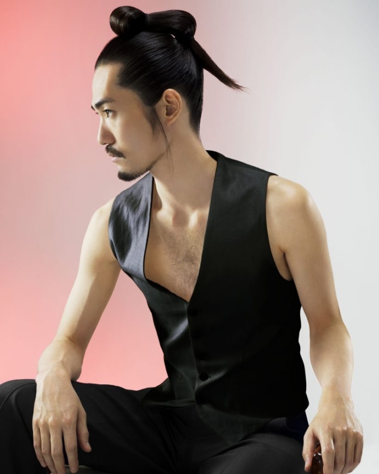 Китайская коса мужская прическа