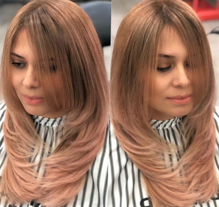 Стрижка водопад