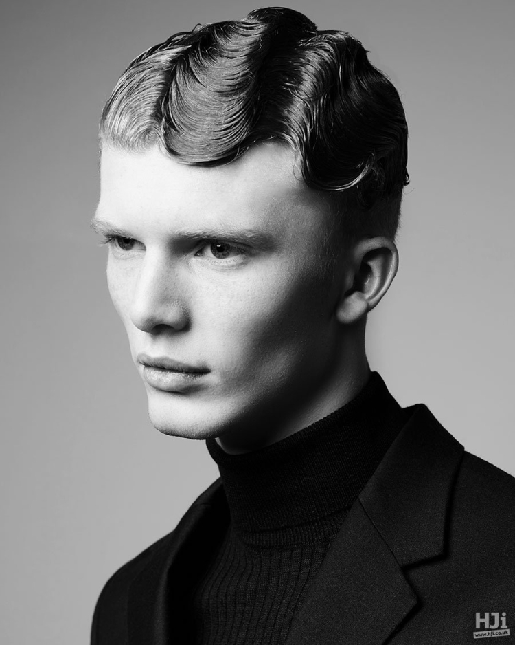 Мужские подиумные прически