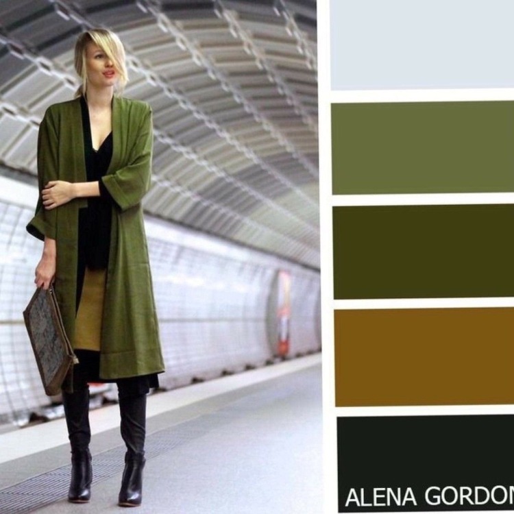 Болотный цвет сочетание