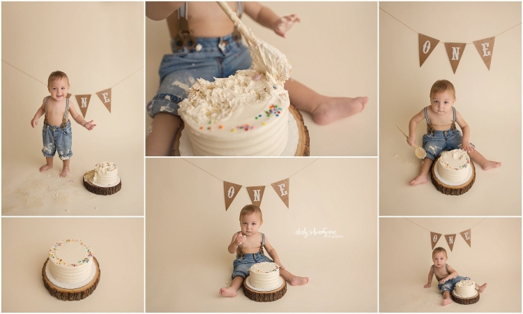 Тортик для фотосессии на годик