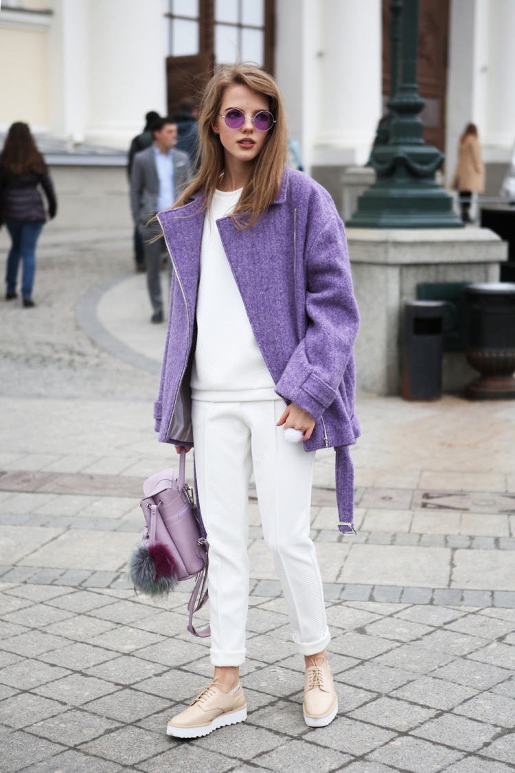 Образы с фиолетовым свитером