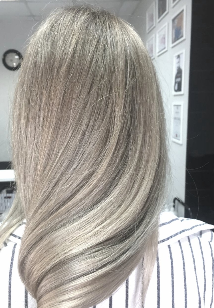 Мелкое мелирование с тонированием