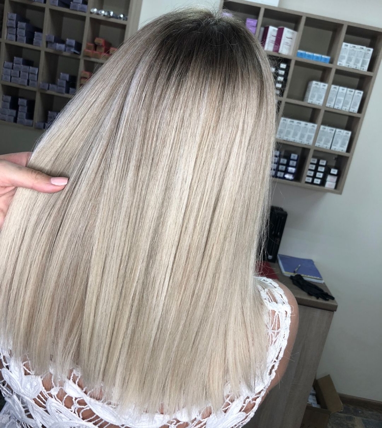 Тонирование в светло русый цвет