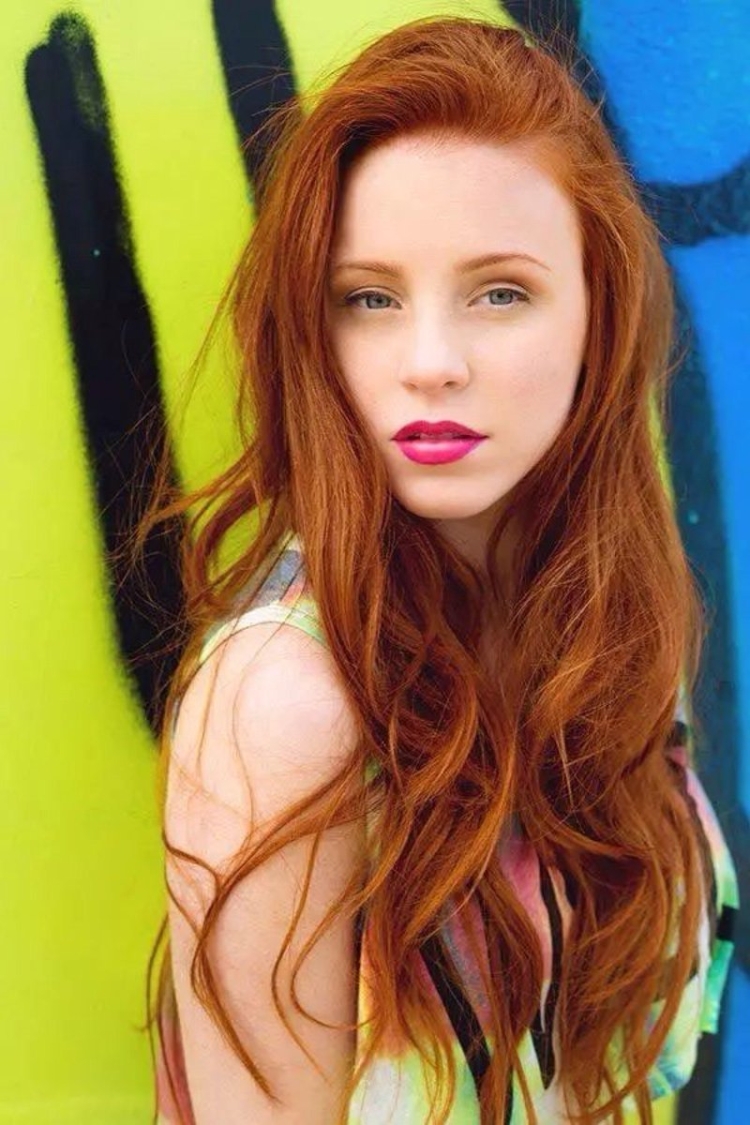 Ярко рыжий цвет волос натуральный