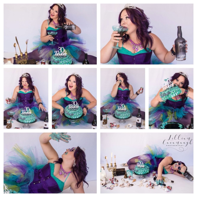 Фотосессия день рождения девушки полная