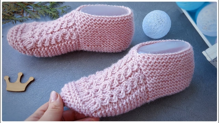 Следки на двух спицах от Марины Курцовой