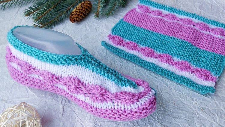 Вязание Марина Курцова следки спицами