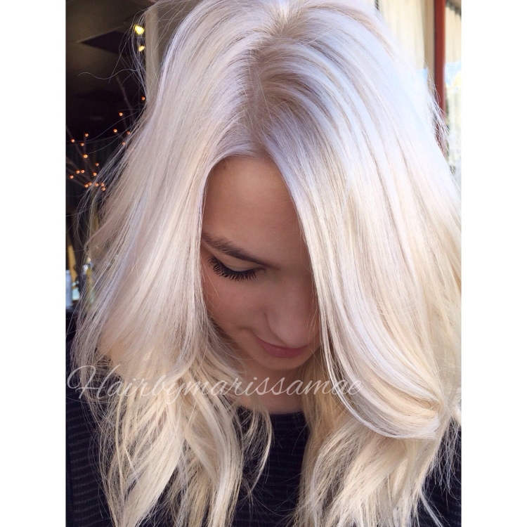 Оттенки волос блонд без желтизны