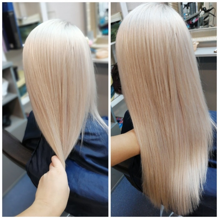 Ванильно-бежевый блонд