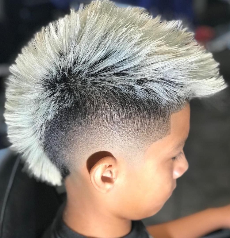 Детская стрижка мальчику дракончик