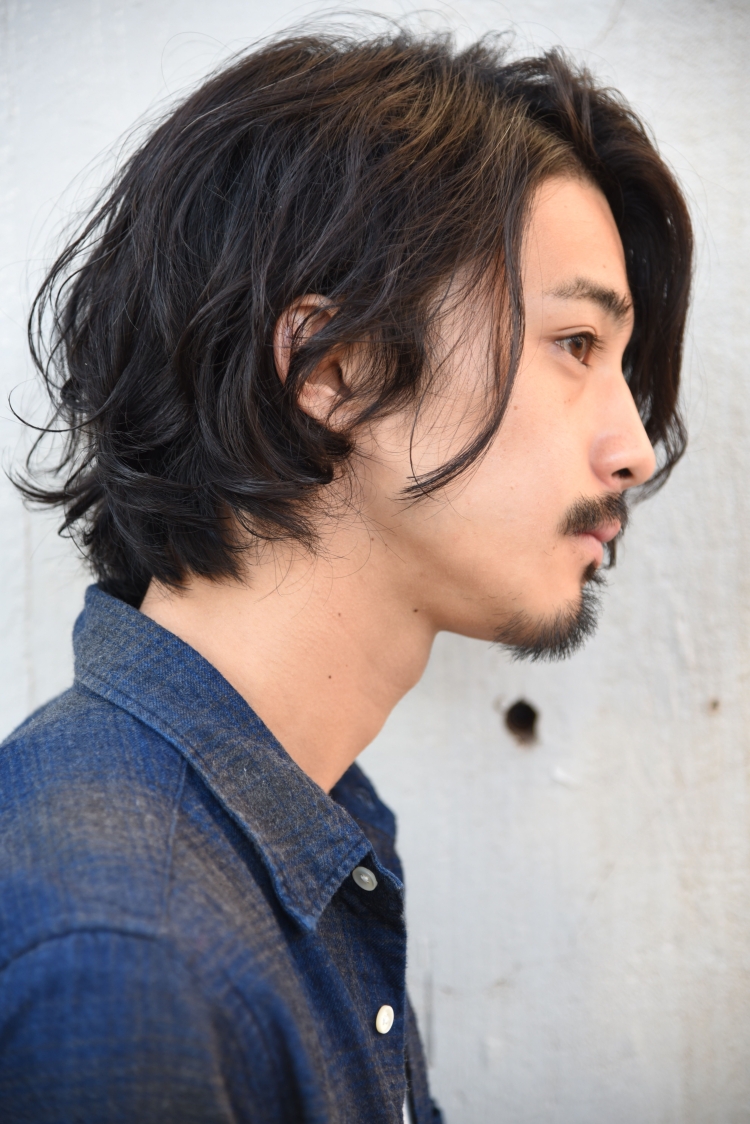 Японские мужские прически с длинными волосами
