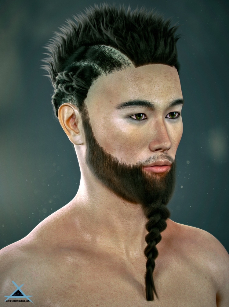 Китайские стрижки мужские