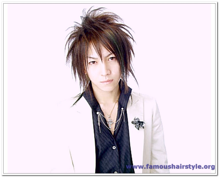 Японские длинные мужские стрижки