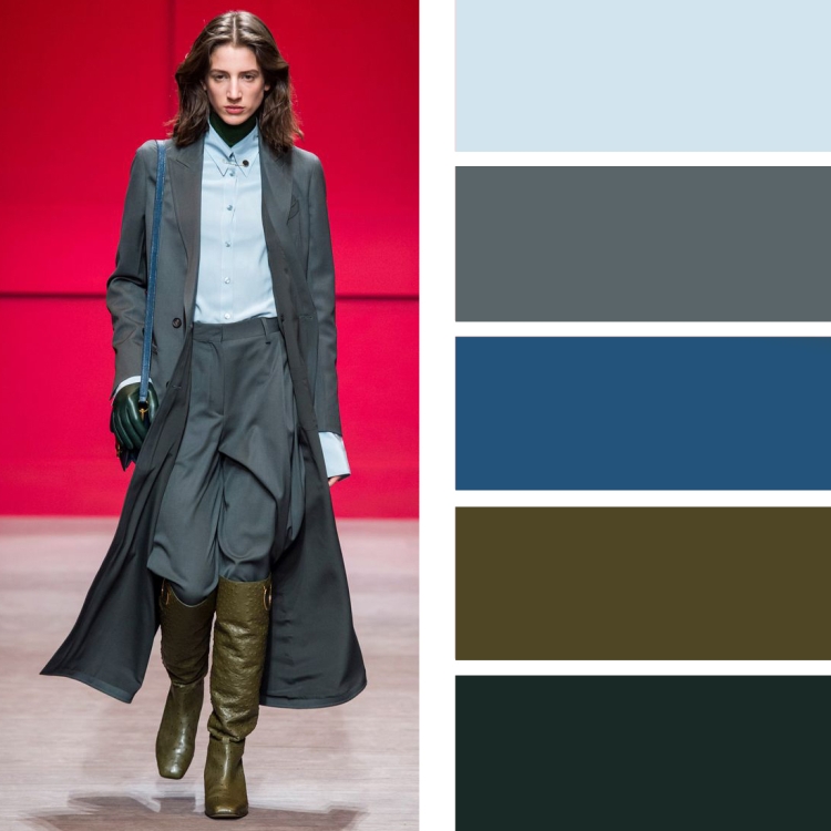Палитра серого цвета в одежде