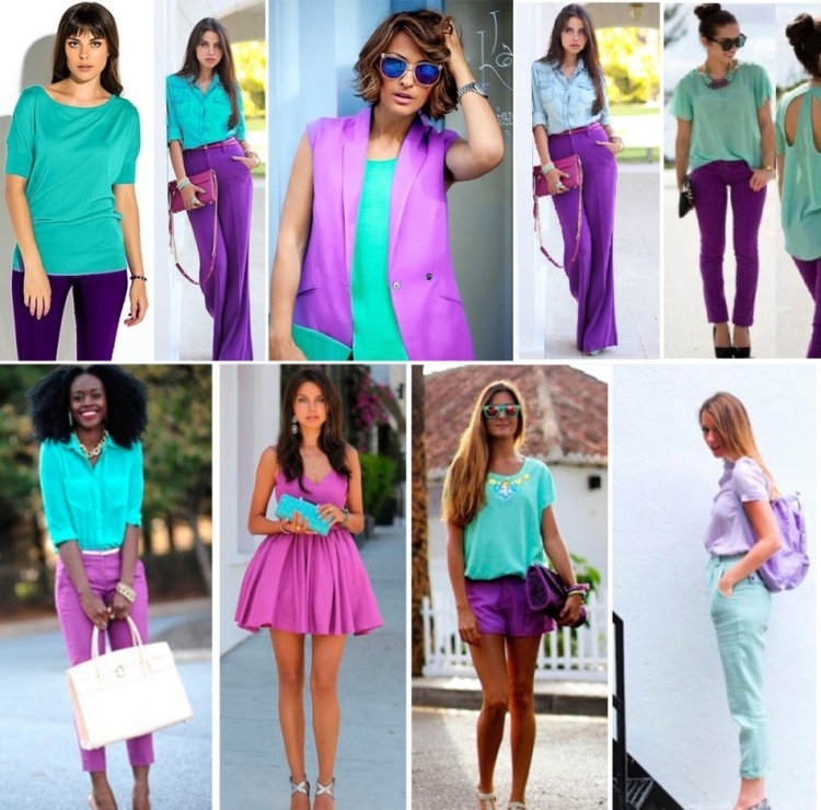 Сочетание цветов в одежде