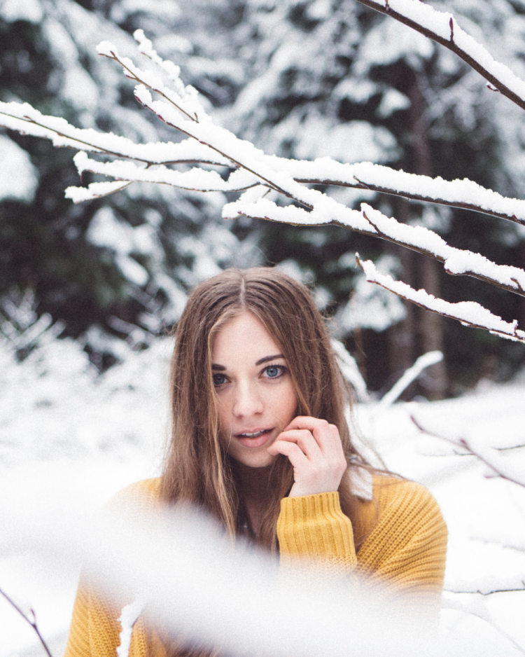 Фотосессия зимой
