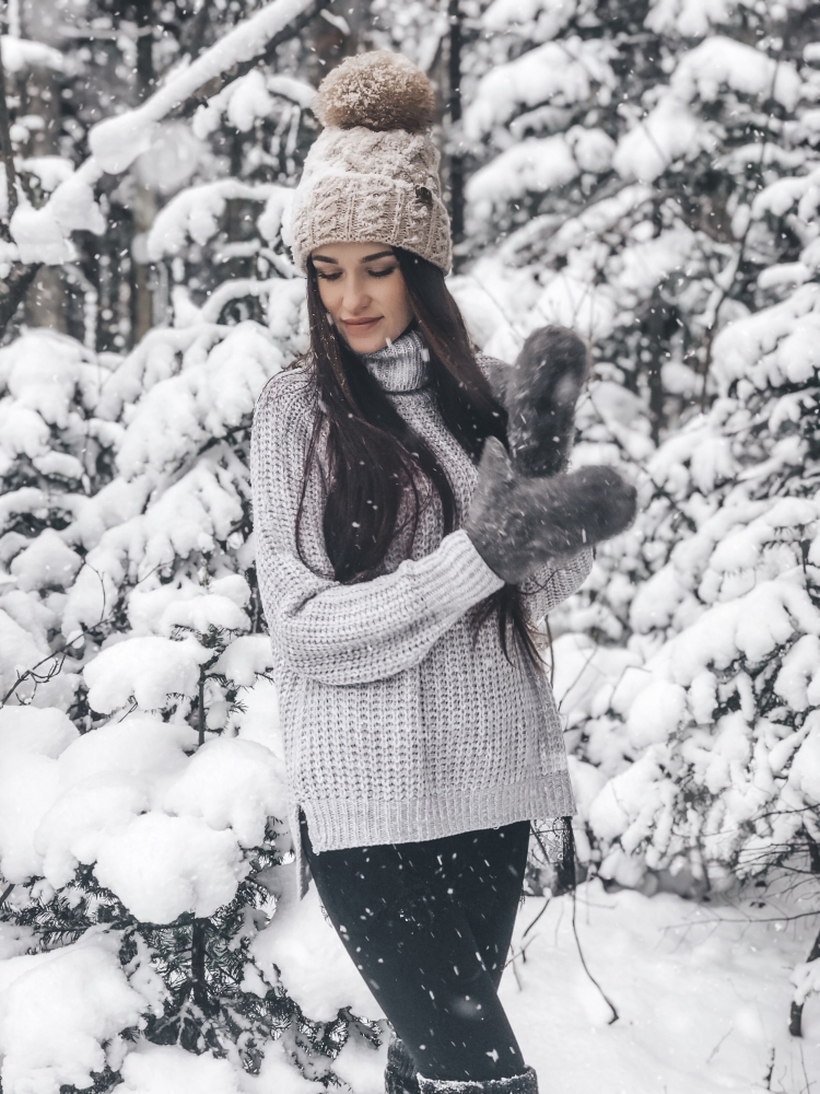 Зимняя фотосессия в лесу