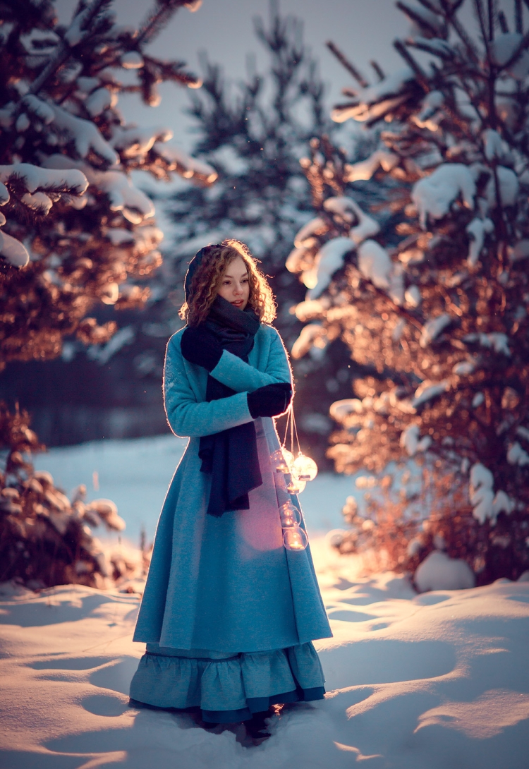 Зимняя фотосессия на улице