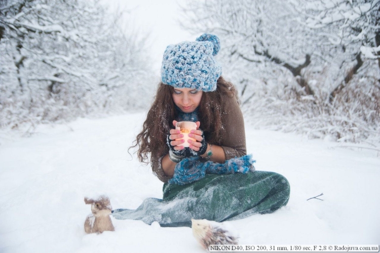 Фотосет в снегу