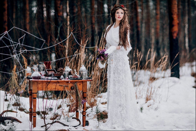 Зимняя тематическая фотосессия