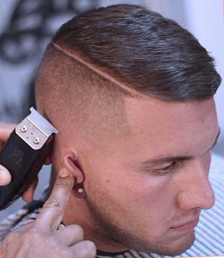Причёски мужские короткие с пробором