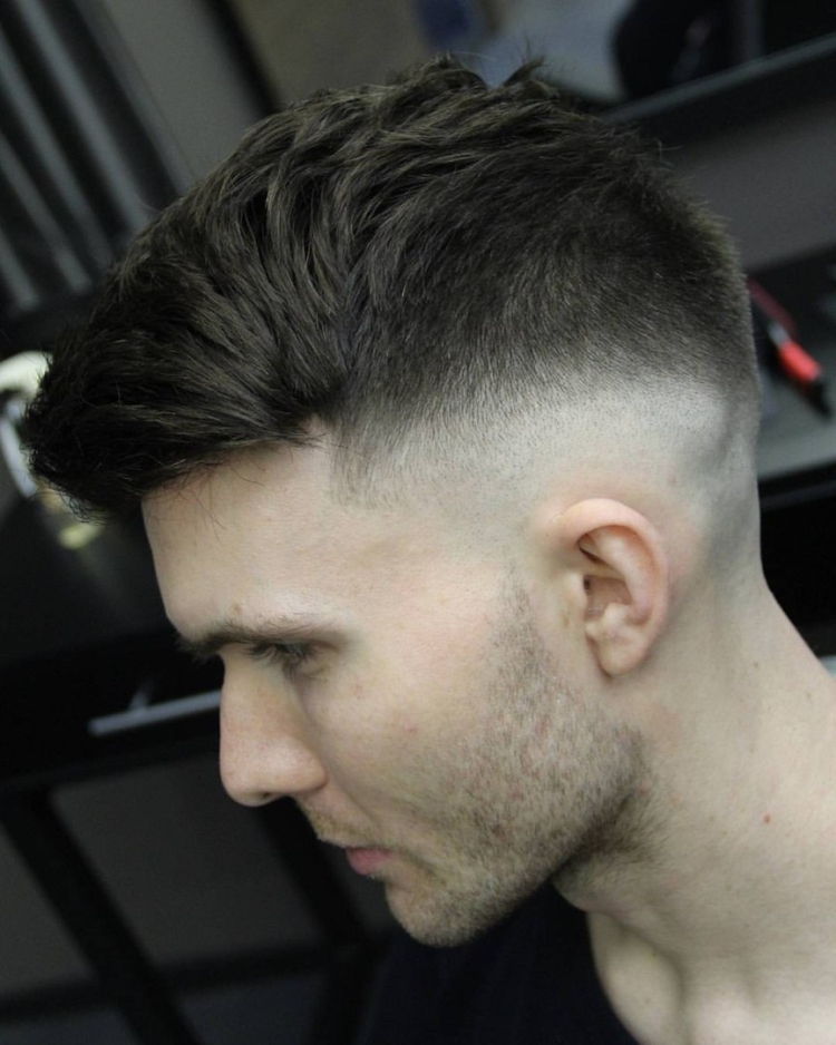 Мужские стрижки по бокам под 0