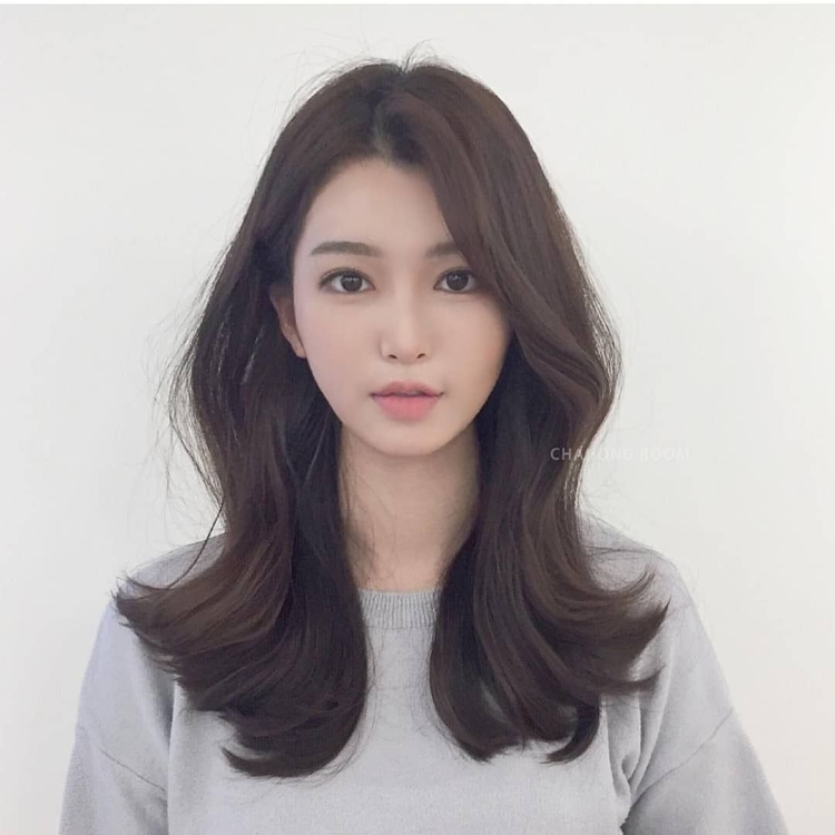 Корейские стрижки на длинные волосы