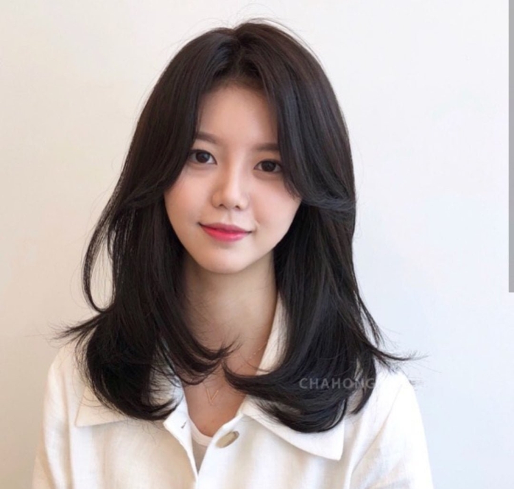 Haircut korean short средние волосы