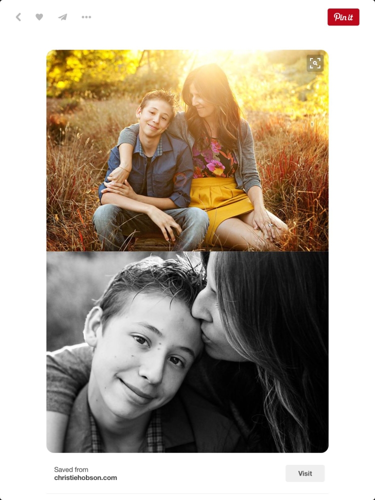 Фотосъемка с сыном