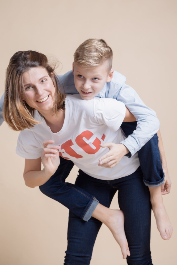 Фотосессия с сыном в студии