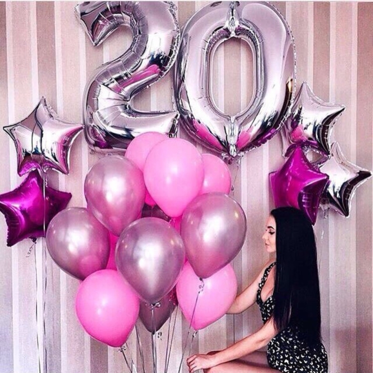 Шары на день рождения девушке