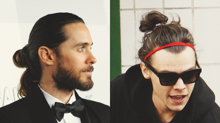 Джонни Депп топ кнот