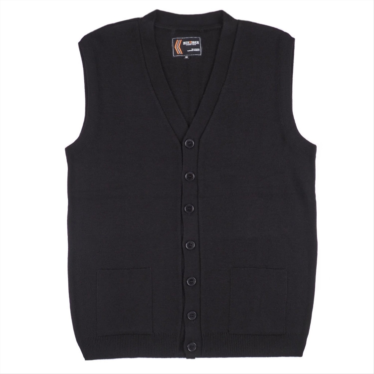 Жилет мужской трикотажный на пуговицах