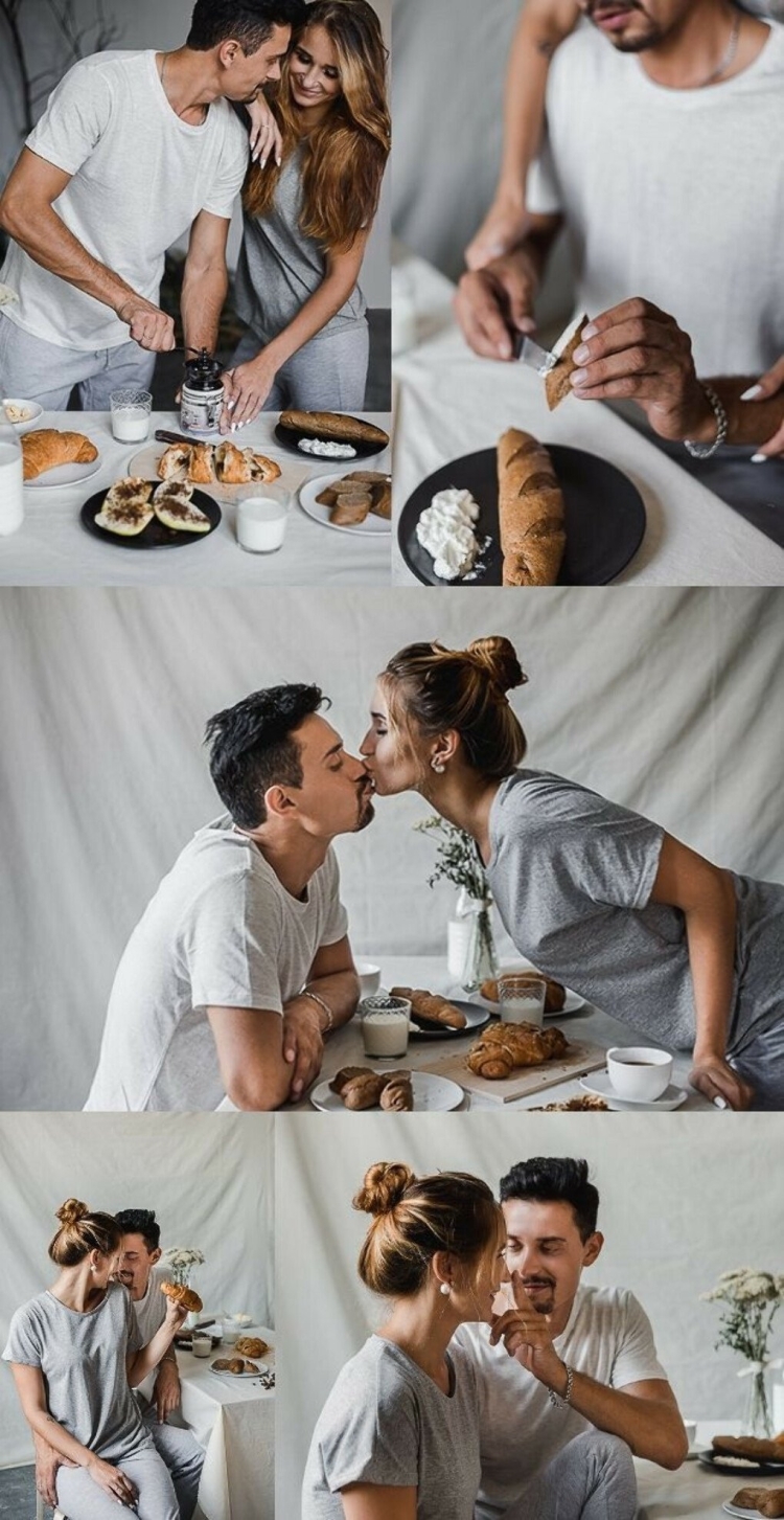 Фотосессия на кухне для двоих