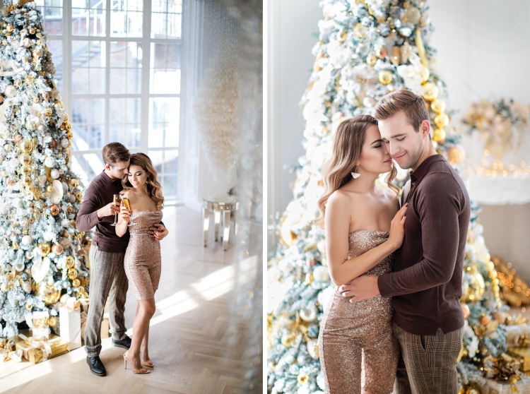 Новогодняя фотосессия с мужем