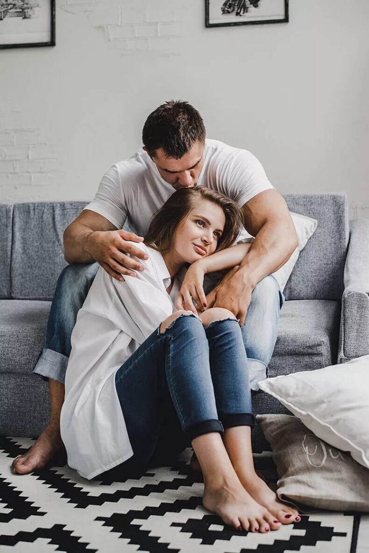 Домашняя фотосессия пары