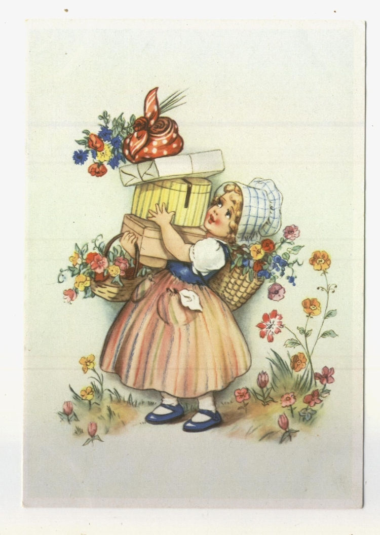 Старая Винтажная открытка