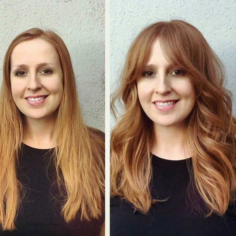 Пробор волос для большого носа