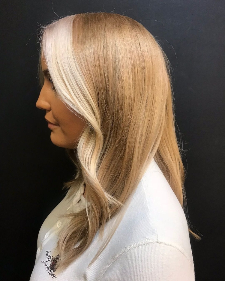 Осветленные передние пряди