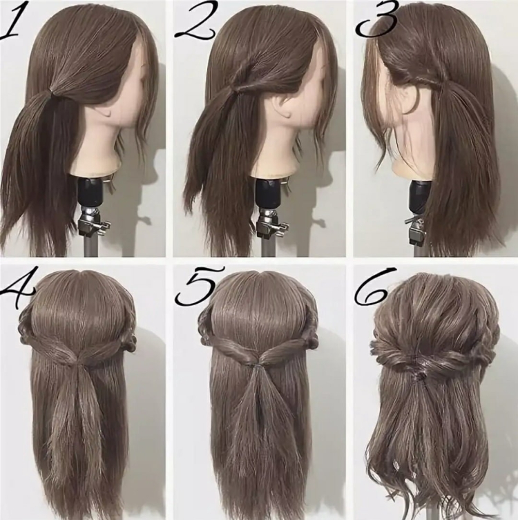 Прически на прямые волосы пошагово