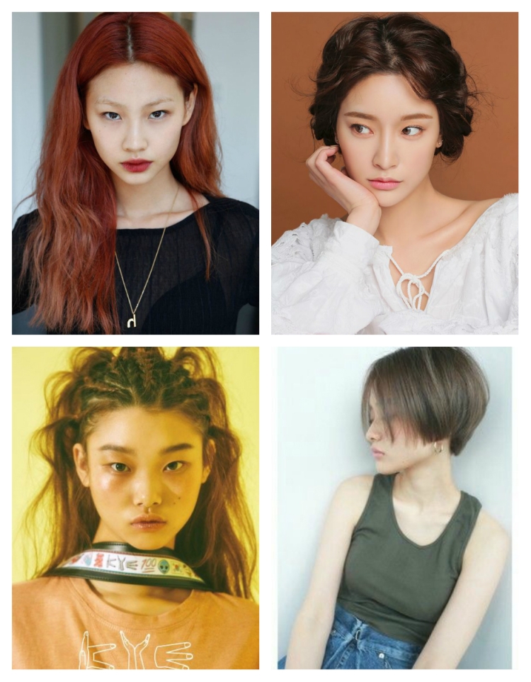 Прически кореянок в школу